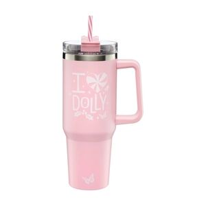 🌸 2025 🌸 New Dolly Parton 40 oz Christmas Stainless Steel Tumbler Pink Qty 1